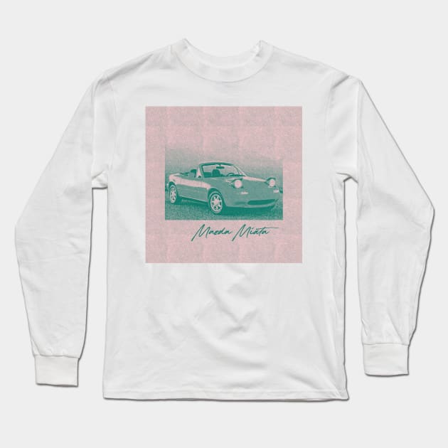 Mazda Miata / 90s Style Aesthetic Art Print Long Sleeve T-Shirt by unknown_pleasures